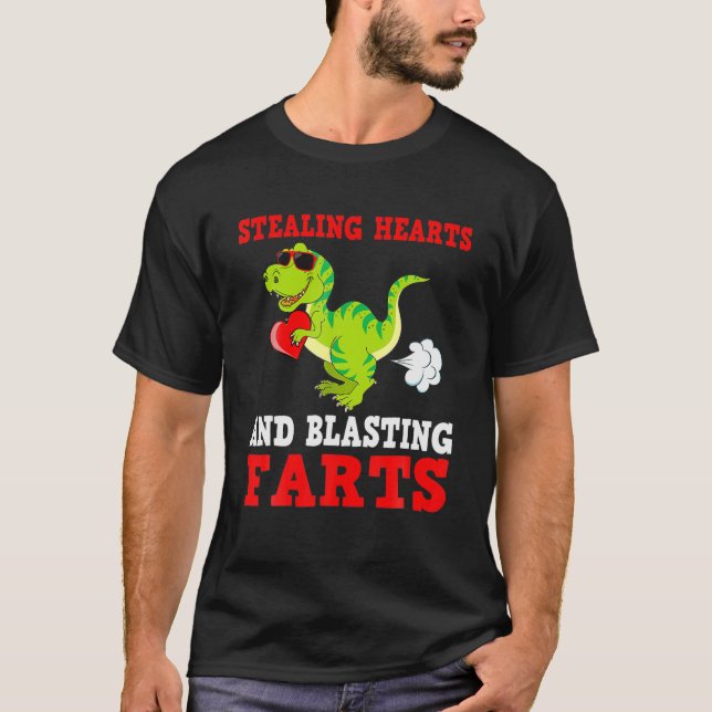 Camiseta Crianças Roubando Corações E Farinhas Explosivas T (Frente)