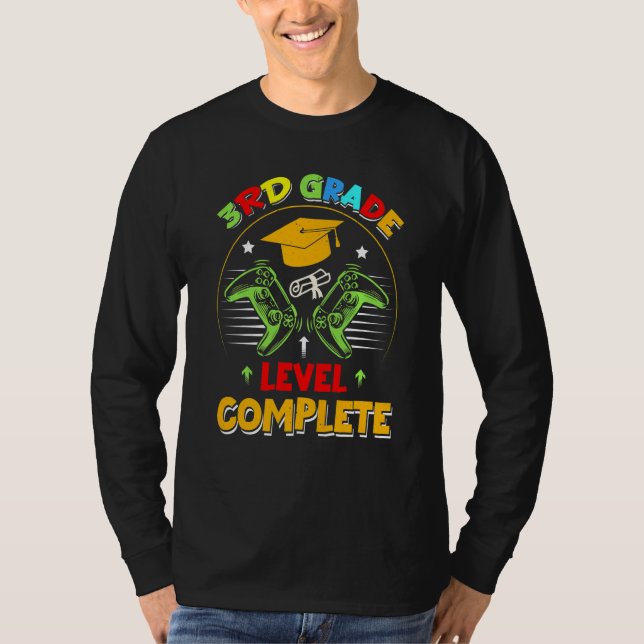 Camiseta Crianças - Roupa de nível completo de 3º grau (Frente)