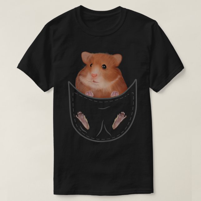 Camiseta Crianças Roupas de Hamster Pocket Animal Outfit Pr (Frente do Design)