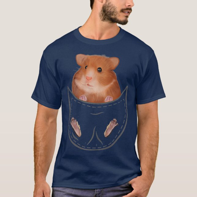 Camiseta Crianças Roupas de Hamster Presente em Animais de  (Frente)
