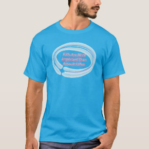 Camiseta Crianças São Mais Importantes Do Que Rifles De Ass