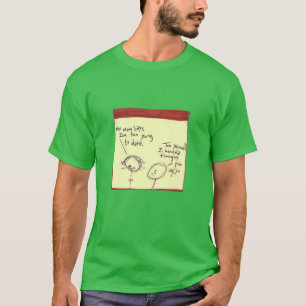 Camiseta Crianças Sassy Ignoram Atitude de Arte e Rolamento