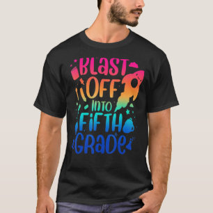 Camiseta Crianças Se Amarram De Volta Para A 5 Da Escola.