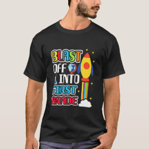 Camiseta Crianças Se Tornam No Primeiro Grau - Primeiro Dia
