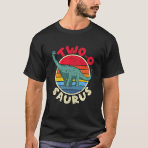 Camiseta Crianças segundo aniversário 2 O Surus I Brachiosa