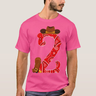 Camiseta Crianças segundo aniversário Bebê de Dois Anos Oes