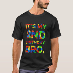 Camiseta Crianças segundo aniversário Bonito, 2 Anos, Edifí