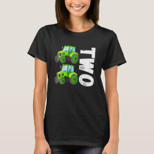 Camiseta Crianças segundo aniversário Dois Tratadores Crian