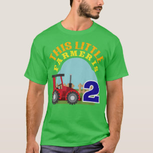 Camiseta Crianças segundos aniversários Este Pequeno Farmár