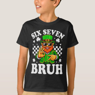 Camiseta Crianças seis sete mano dia de são patrício 6 7 me