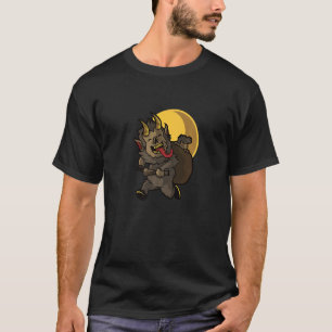 Camiseta Crianças Selvagens Natal Alemão Krampus Monster Ma