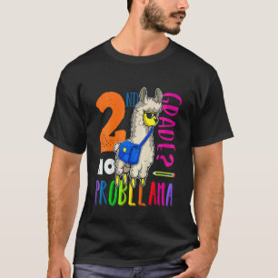 Camiseta Crianças Sem Prob Llama 2ª Série Volta às Aulas Me