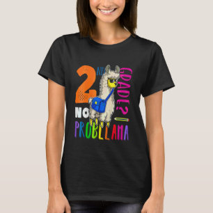 Camiseta Crianças Sem Prob Llama 2ª Série Volta às Aulas Me
