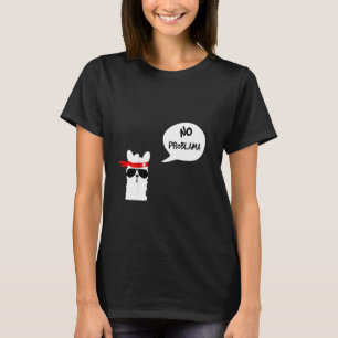 Camiseta Crianças Sem Problama lhama 7