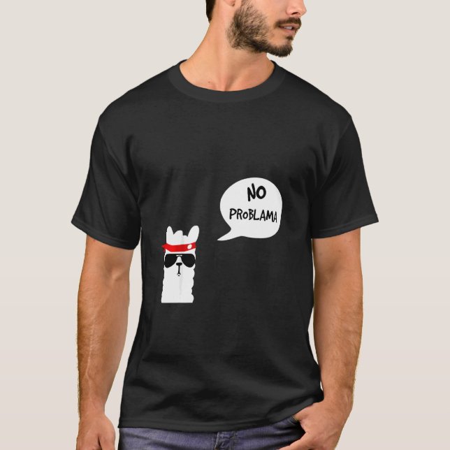Camiseta Crianças sem Problama lhama 7 (Frente)