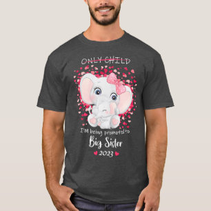 Camiseta Crianças Sendo Promovidas Para A Big Sister 2023 G