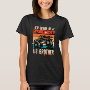 Camiseta Crianças, serei um grande irmão novamente monstro