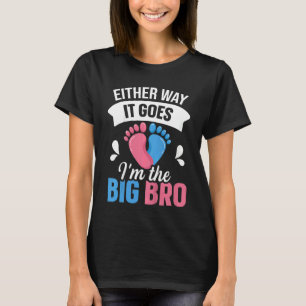 Camiseta Crianças Sexo Revelam Irmãos Citação de Gênero Rev