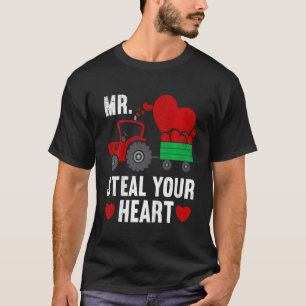 Camiseta Crianças Sr. Steal Seu Trator Cardíaco Crianças Ra