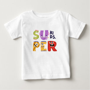 Camiseta crianças super