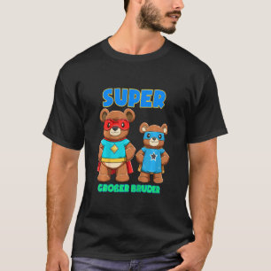 Camiseta Crianças Super Ursinho Grande Irmão