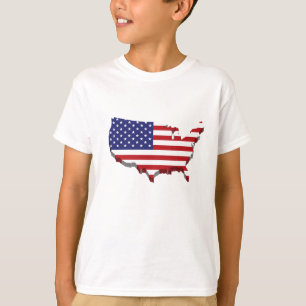 Camiseta Crianças T-Shirt-Patriotic