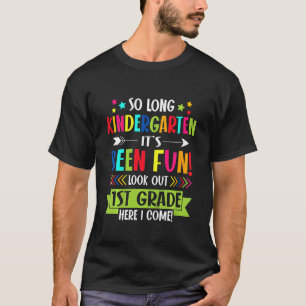 Camiseta Crianças Tão Longas Do Jardim De Infância 1rua Aqu