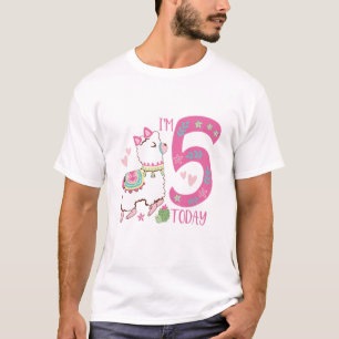 Camiseta Crianças Tenho 5 Anos 5 de Aniversário Garota Al