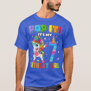 Camiseta Crianças, tenho 7 anos, 7 de aniversário.