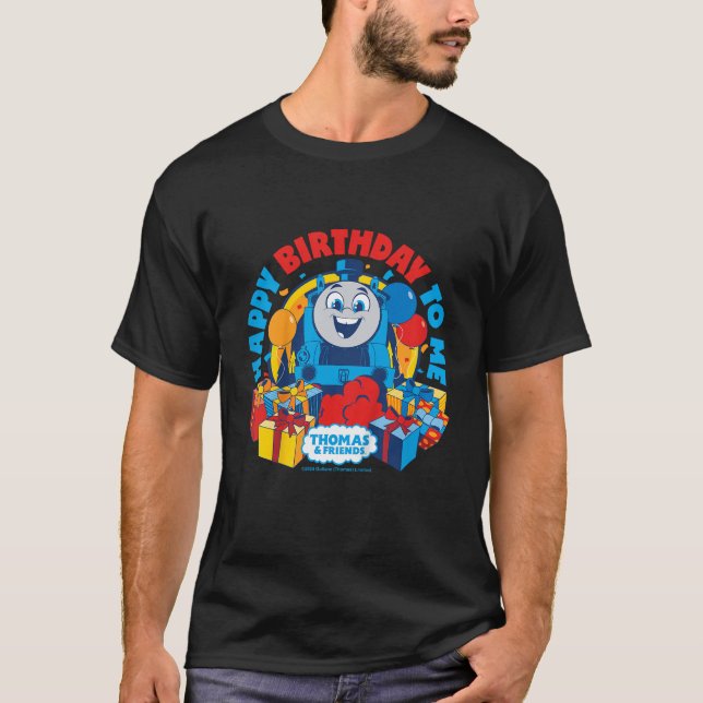 Camiseta Crianças Thomas Amigos Thomas Parabéns Para Mim (Frente)