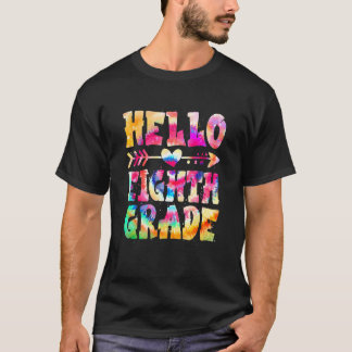 Camiseta Crianças Tie Dye Alô Oitavo Professor do 8º ano Pr