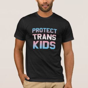 Camiseta Crianças Transexuais Protegem Orgulho de Direitos 