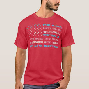 Camiseta Crianças Transgêneros Retro Vintage, Proteja Crian