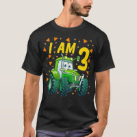 Crianças Trator aniversário de 3 anos, criador de