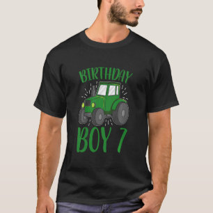 Camiseta Crianças Trator Futuro Crianças Farmantes Tratores