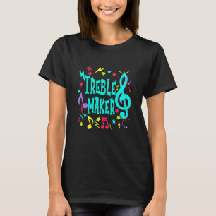 Camiseta Crianças Treble Maker Música Futuro Músico Baby Sh