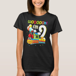 Camiseta Crianças Treinam Woooooh Im 9 Nove Anos Aniversári