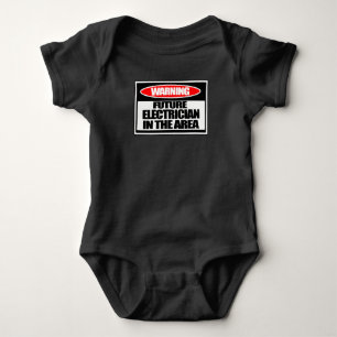 Camiseta Crianças um eletricista do futuro da parte