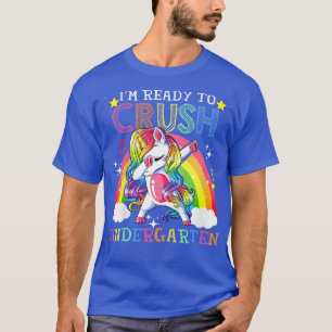 Camiseta Crianças Unicórnio Estou Pronto Para Esmagar O Jar