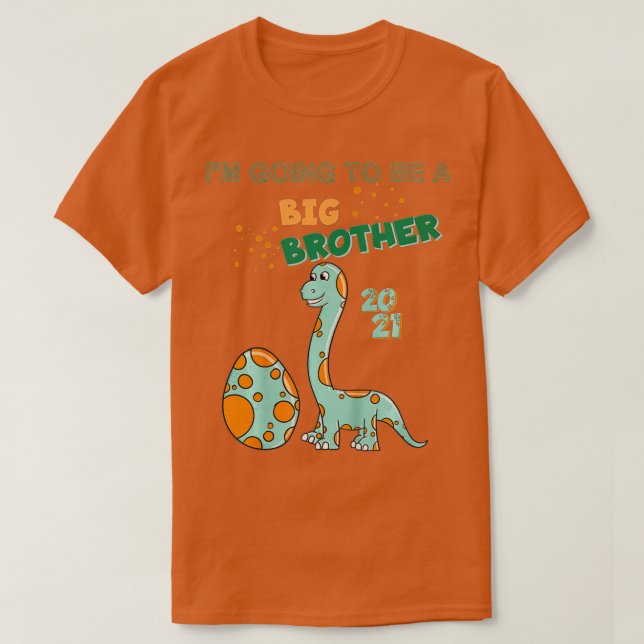 Camiseta Crianças vão ser um dinossauro Big Brother 2021 (Frente do Design)