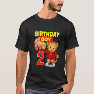 Camiseta Crianças Vebyhogh - Daniel Tiger 2 Anos Bebler Bir