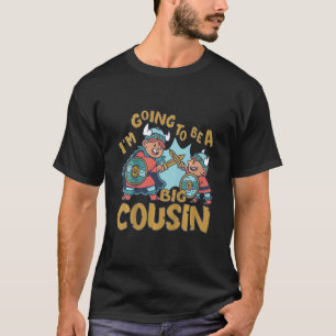 Camiseta Crianças Vendo Primo Grande Eu Vou Ser Um Grande C