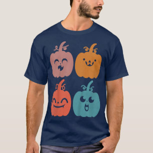 Camiseta Crianças Vintage Halloween Retro Groovest Pumpkin