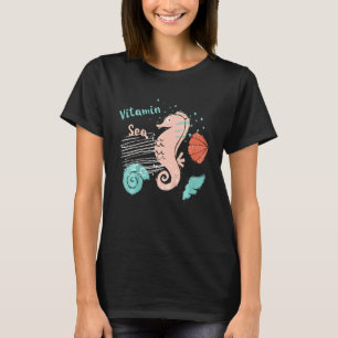 Camiseta Crianças Vitamina Animal do Mar