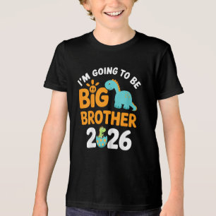 Camiseta Crianças Vou ser Irmão Mais Velho 2026