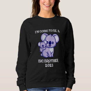 Camiseta Crianças Vou Ser Um Irmão Mais Velho 2023 Promovid