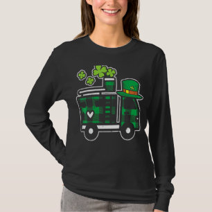 Camiseta Crianças, Xadrez Verde irlandesa, Rua de caminhão