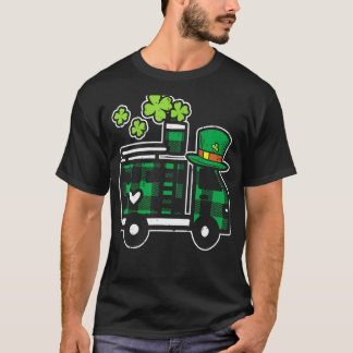 Camiseta Crianças, Xadrez Verde irlandesa, Rua de caminhão 
