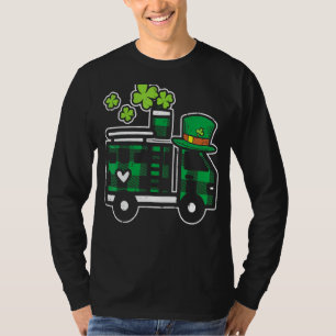 Camiseta Crianças, Xadrez Verde irlandesa, Rua de caminhão