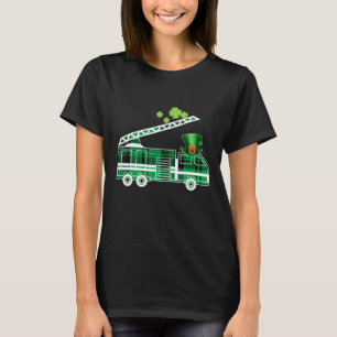 Camiseta Crianças, Xadrez Verde irlandesa, Rua de caminhão 